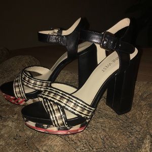 Nine West platform worn once!!